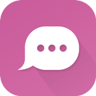 SMS Fuchsia Color Theme أيقونة