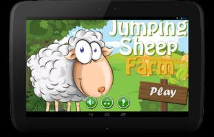 Jumping Sheep Farm Affiche
