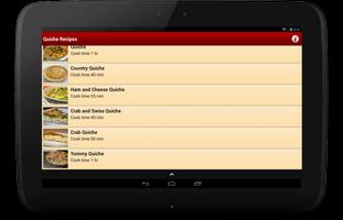 Quiche Recipes capture d'écran 3