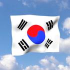 Korean Flag  Livewallpaper icône