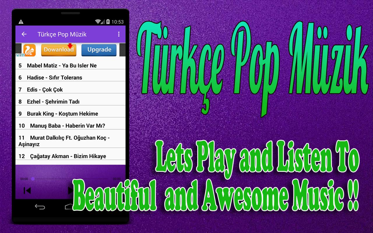 Türkçe Pop Şarkıları - MP3 APK for Android Download