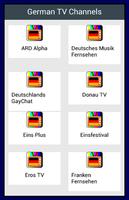 German TV Channels Affiche