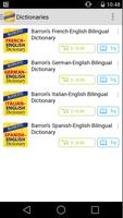 Barrons Bilingual Dictionaries Affiche