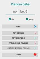 French  baby names - Generator capture d'écran 3