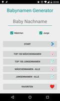 German baby names - Generator Affiche