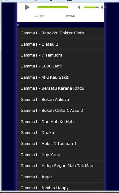 Kumpulan Lagu Baru Gamma 1 - Mp3 APK for Android Download
