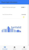 barValid - checkDigit calculat الملصق
