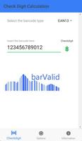 barValid - checkDigit calculat ภาพหน้าจอ 1