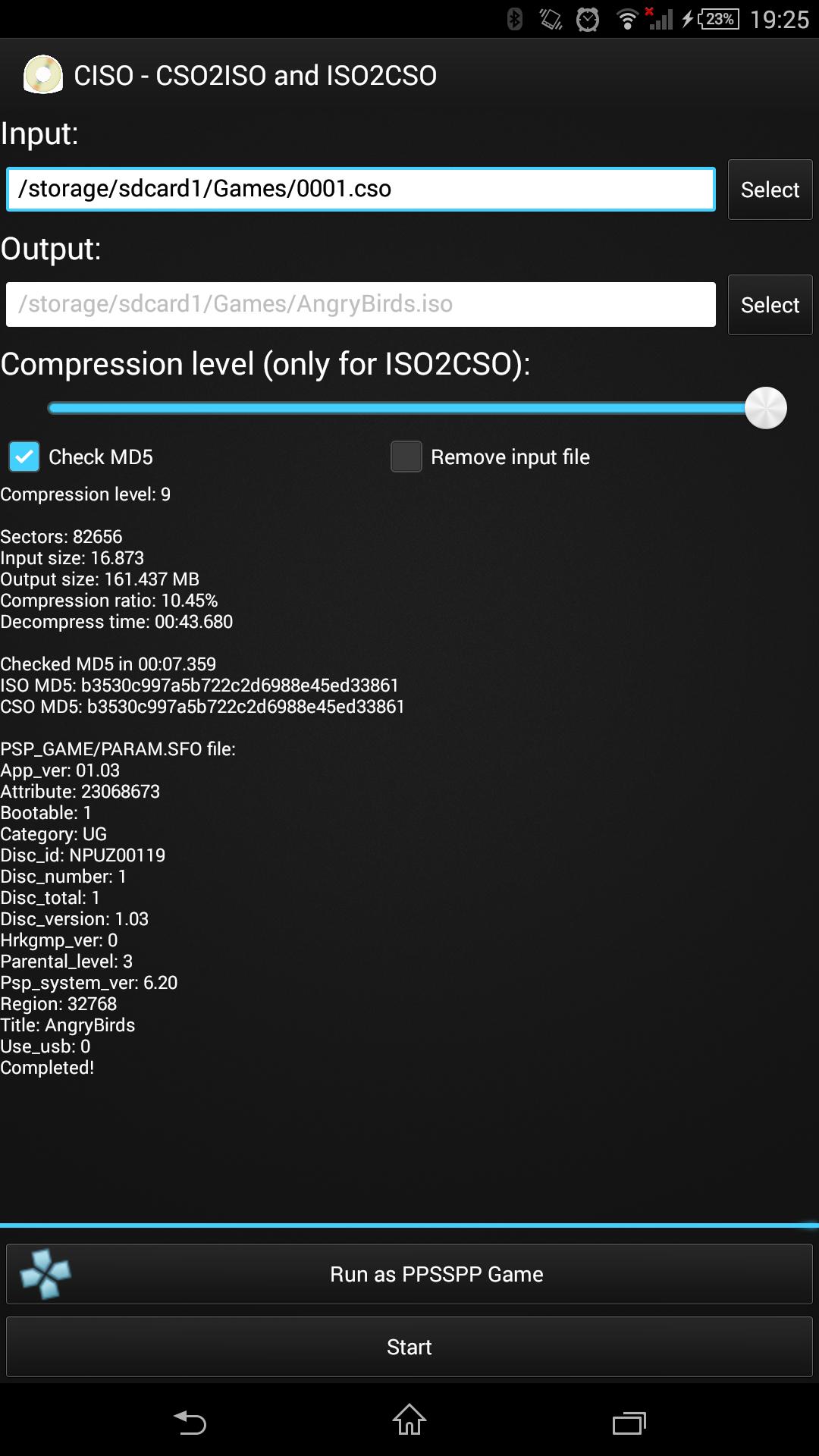 CISO – PSP ISO Compressor for Android - APK Download