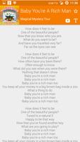 The Beatles Lyrics Ekran Görüntüsü 1