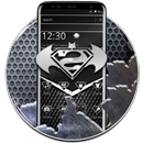 Czarny Bat Hero Theme aplikacja