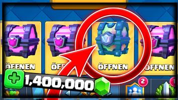 Gems and chest  Clash Royale simulator 海报