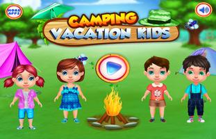 Camping vacances enfants Jeu Affiche