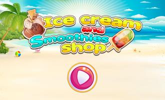 Ice Cream and Smoothies Shop Affiche