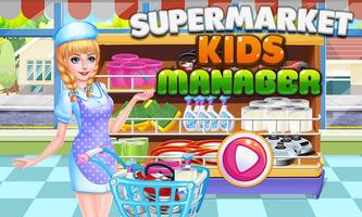 Supermarket Kids Manager Affiche