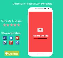 Hot Romantic Message, Love SMS-poster
