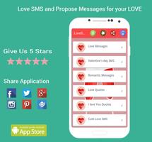 Hot Romantic Message, Love SMS capture d'écran 1