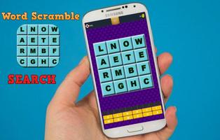 Word Scramble Search Plakat