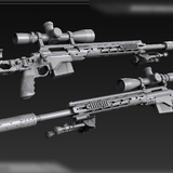 ikon Wallpaper M2010 Ditingkatkan Sniper Rifle ESR
