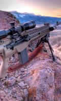 Fonds d'arme à feu M21 Sniper Affiche