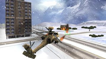 雪 冬季 山 武装直升机 空气 直升机 战斗 截图 2