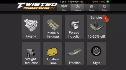 Descargar APK de Twisted: Dragbike Racing