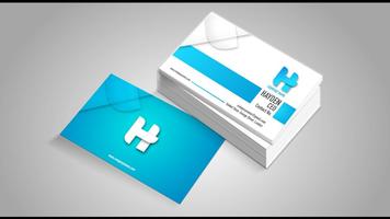 Business Card Maker - Visiting Card Design capture d'écran 1