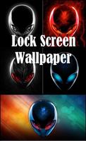 Alien Wallpaper Locker-poster