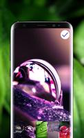 برنامه‌نما Water Drops Lock Screen عکس از صفحه