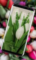 Écran de verrouillage de fleurs de tulipe capture d'écran 1