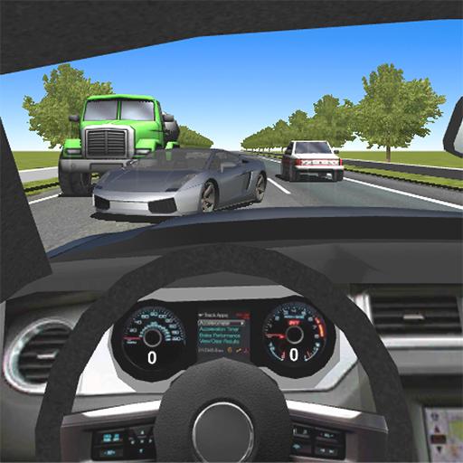 Road Racing in Car 3D