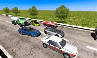 Road Racing in Car 3D plakat