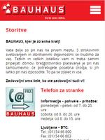 BAUHAUS Slovenija capture d'écran 3