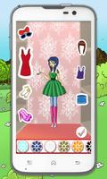 Dress up fashion princesses poster