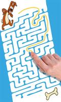 Animal maze game for kids Plakat
