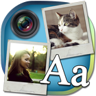 Write and draw in photos icon