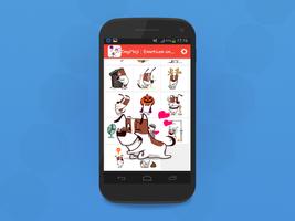 DogMoji : Emoticon And Stickers Of Dogs plakat