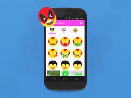 پوستر HeroMoji : Emojis And Emoticons Of HEROS