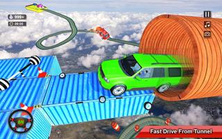 Prado Car Stunt Racing On Impossible Tracks capture d'écran 1