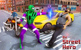 Superhero Crime City Fighter 3D Affiche