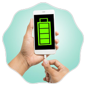 Fast charging battery booster icon