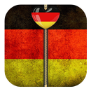 German flag zipper Lock screen APK