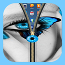 Eyes Zipper Lock Screen APK