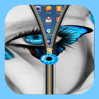 Eyes Zipper Lock Screen icône