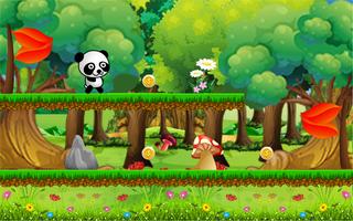 Panda Adventure - Baby Pandas run in the Forest Ekran Görüntüsü 1