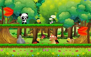 Panda Adventure - Baby Pandas run in the Forest captura de pantalla 1