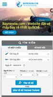 Ứng dụng săn vé giá rẻ - Bayrenow.com syot layar 1