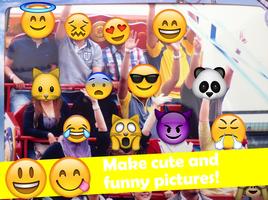 برنامه‌نما Emoji Selfie Photo Sticker عکس از صفحه