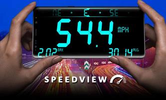 GPS compteur de vitesse gratuit - Speedometer App Affiche