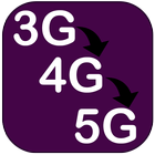 2G 3G 4G 5G Converter switcher speed booster PRANK simgesi
